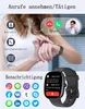 Smartwatch Damen Herren mit Telefonfunktion Pulsmesser, Produktbild-Vorschau 2