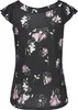 VIVANCE Rundhalsshirt schwarz-mauve bedruckt Größe 44/46 Produktbild-Vorschau 2