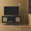 sweeek - TV-Möbel mit Rattangeflecht 120 x 39 x 56,5 cm - Produktbild-Vorschau 6
