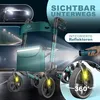KESSER® Rollator Aluminium faltbar, höhenverstellbar & bis Produktbild-Vorschau 6