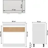 Spülenunterschrank Lyon Weiß 80x46x81,5 cm Holzwerkstoff Produktbild-Vorschau 11