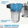Vorfilter Schmutzfilter Kurz Hauswasserwerk Gartenpumpe für Produktbild-Vorschau 4