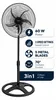 Opviq, stojací ventilátor Kumtel KTF-340, čierna farba, Náhľad obrázku produktu 1