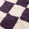 Volero - Retro Teppich - Gambit Violett Weiß - 120x170 cm - Produktbild-Vorschau 7