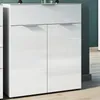 Germania Commode 1 tiroir 2 portes GW-Oakland blanc Voir les images du produit 8