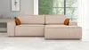 Ecksofa TOR mit Schlaffunktion. Farbe: Toffee. Produktbild-Vorschau 1