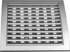 A close-up, studio shot of a ventilation grille. Náhled obrázku produktu
