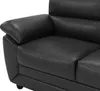 Sofa 2-Sitzer - Kunstleder - Schwarz - MANOA Produktbild-Vorschau 5