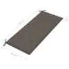 vidaXL Banc de jardin pliable avec support 118 cm bambou Voir les images du produit 9