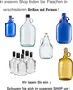 6er Set Glasflaschen 1L mit Griff & Schraubverschluss – Produktbild-Vorschau 6