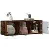 Armadio a muro con ante in vetro rovere fumé 102x37x35 cm Anteprima dell’immagine prodotto 5