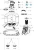 Diagram of a sand filter system with numbered parts. Produktbild-Vorschau