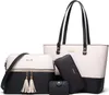 YTL Damen Handtasche Tote Shopper 4-teiliges Set Groß Produktbild-Vorschau 1