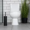 Toilettenbürste mit Ständer, schwarzes Metall, 38x10 cm Produktbild-Vorschau 7