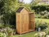 Armoire de jardin en bois avec range-bûches "Noé" - 136 x Voir les images du produit 2