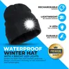 Beanie Mütze mit Licht, 4LED Winter Strickmütze, USB Produktbild-Vorschau 8