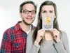 Mr. & Mrs. Panda Postkarte Schneiderin Herz - Grau Pastell Produktbild-Vorschau 4