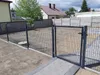 GARTENTOR 150 cm anthrazit graphit Einstabmatten 3D RAL7016 Produktbild-Vorschau 11