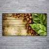 Acrylglasbilder 120x60 Wandbild Druck Kaffeebohnen Blätter Produktbild-Vorschau 2