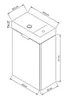WENA Waschtischunterschrank mit Waschbecken 40 cm, gerade Produktbild-Vorschau 4