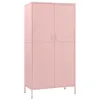 vidaXL Kleiderschrank Rosa 90x50x180 cm Stahl Produktbild-Vorschau 1