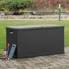 vidaXL Garten-Aufbewahrungsbox Anthrazit 120x56x63 cm PP Produktbild-Vorschau 4