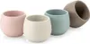 6 vasi rotondi per cactus color crema 10 cm con drenaggio, Anteprima dell’immagine prodotto 9