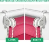 Estika Doppelrollo Klemmfix - 95 x 150 cm - Dunkelrosa - Produktbild-Vorschau 4