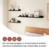 WOLTU Bilderleiste 3er Set, Fotoleiste Bilderregal Produktbild-Vorschau 6