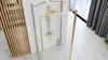 Cabine Doccia Rea City Brush Gold 90X90 Anteprima dell’immagine prodotto 14