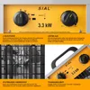 SIAL Elektroheizlüftung 3300 W mit Thermostat - Produktbild-Vorschau 5