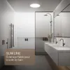Plafonnier LED salle de bain projections d'eau plat, blanc Voir les images du produit 4