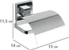WENKO Toiletten Papier Halter Klo Rollen Ablage Halterung Produktbild-Vorschau 5