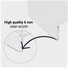 DESQ 1539 Support pour moniteur - Acrylique transparent - Voir les images du produit 4