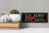 Holzschild Spruch 27x10cm ich denke bitte warten Produktbild-Vorschau 5