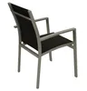 A single outdoor chair shown from a rear-diagonal angle against a white background. Produktbild-Vorschau