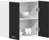 vidaXL Nástenná skrinka Lyon Black 60x31x60 cm Materiál na Náhľad obrázku produktu 3