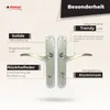 DOMINO Türgriff 78 Drückergarnitur WC - Badezimmer Set | Produktbild-Vorschau 8
