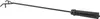 A black metal fireplace poker with a handle. Produktbild-Vorschau