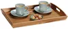 Dienblad Rechthoekig -  Acacia Hout - Afm. 48 x 31 x 5.5 Cm Productafbeelding-voorbeeld 2