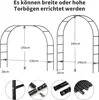 MIAJARD Rosenbogen Rankhilfe Kletterhilfe Metall Produktbild-Vorschau 5