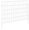vidaXL Recinzione da giardino con pali, 12 pezzi, 75 x 50 Anteprima dell’immagine prodotto 1