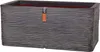 A rectangular planter with a textured surface. Voir les images du produit