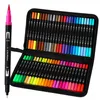 Marqueurs acryliques en coffret, 48 couleurs, à double Voir les images du produit 4