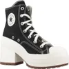 A studio shot of a black Converse Chuck 70 De Luxe Heel shoe. Produktbild-Vorschau