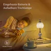 KUGI LED Nachttischlampe Touching Control Crystal Table Produktbild-Vorschau 3