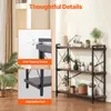 SucceBuy libreria in metallo, libreria a 3 livelli in stile Anteprima dell’immagine prodotto 6