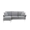 Venture Home Sofa Toulouse Grau Produktbild-Vorschau 3