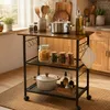 Wózek kuchenny Relaxdays, wymiary: 88 x 52 x 39 cm, 3 Podgląd zdjęcia produktu 3