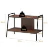 COSTWAY Fernsehschrank, 2-stufiges TV-Regal, Fernsehtisch Produktbild-Vorschau 6